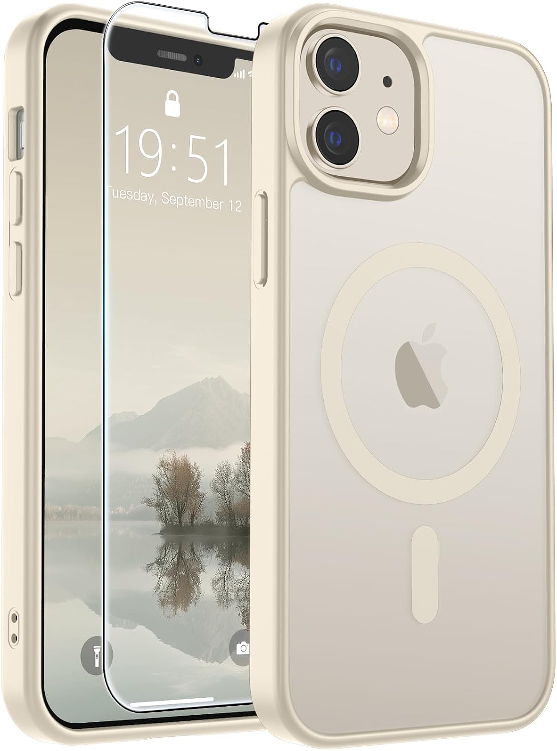 SUPFINE Magnetic for iPhone 16 Case Black
