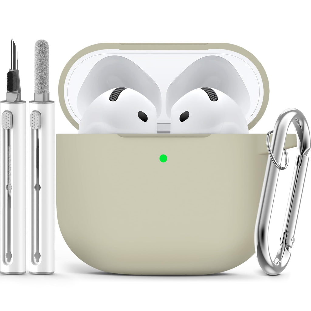 Ljusmicker for AirPods 5/4 Case (2026/2024) with Cleaner Kit,Midnight Blue