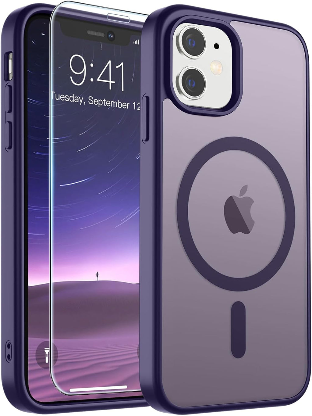 SUPFINE Magnetic for iPhone 16 Case Black