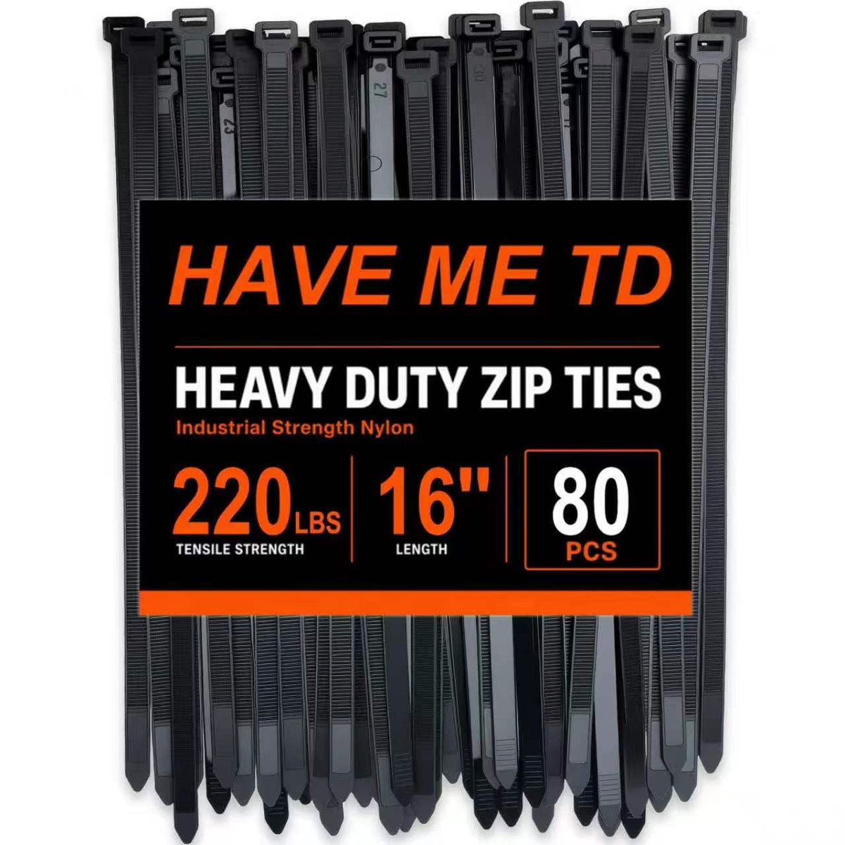 Cable Zip Ties,400 Pack Black Assorted Sizes 12+8+6+4 Inch,Multi-Purpose Self-Locking Nylon Cable Cord Management,Plastic Wire Ties for Home,Office,Garden,Workshop. By HAVE ME TD