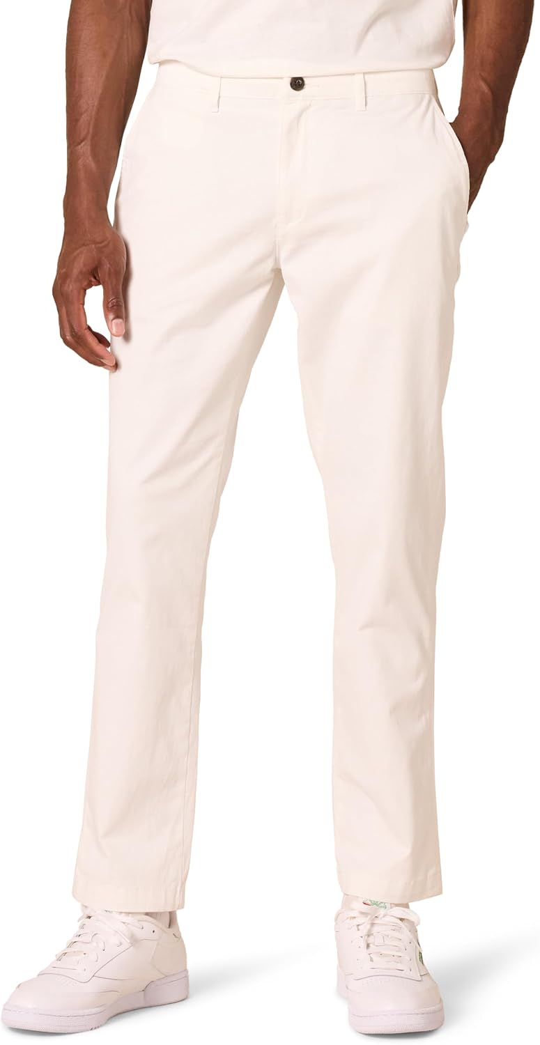 Amazon Essentials Men's Athletic-Fit Stretch Chino Pants, Casual Business Wear