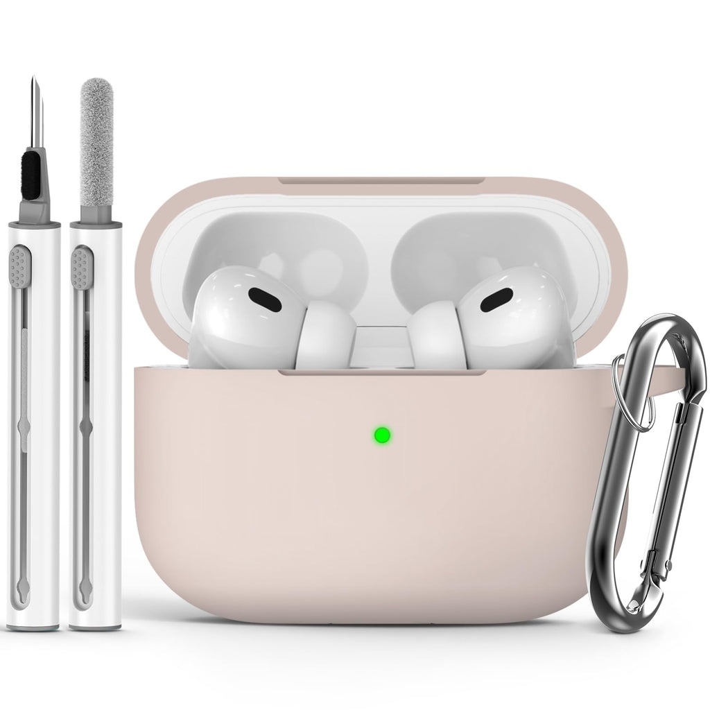 Ljusmicker for AirPods 5/4 Case (2026/2024) with Cleaner Kit,Midnight Blue