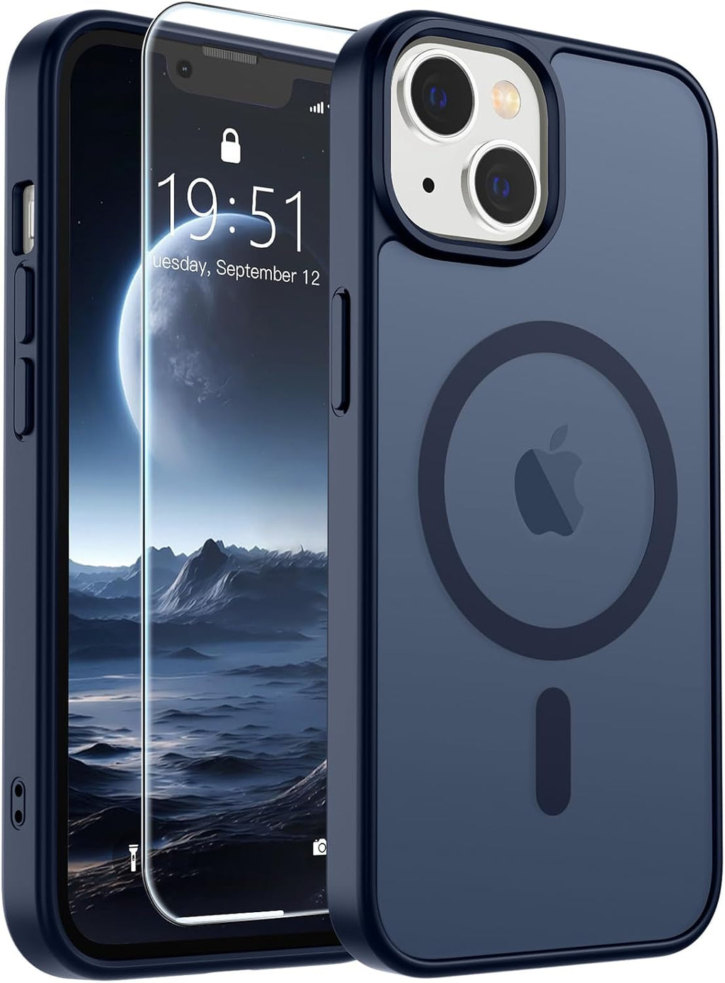SUPFINE Magnetic for iPhone 16 Case Black