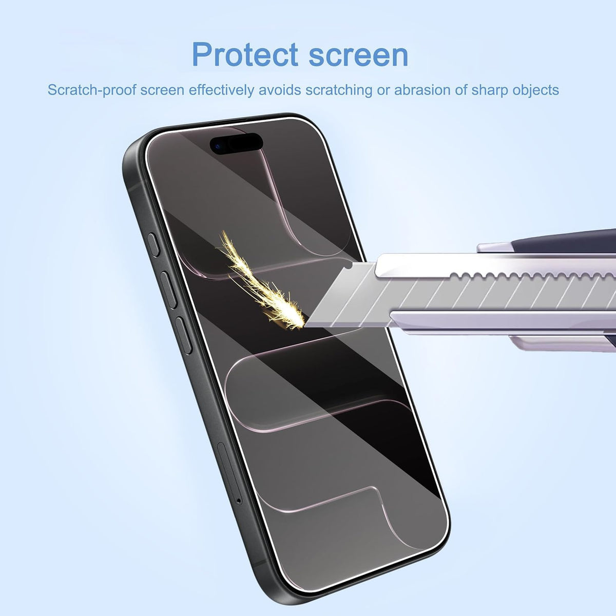 Ailun 3 Pack Screen Protector for iPhone 17e/16e/14/13/13 Pro