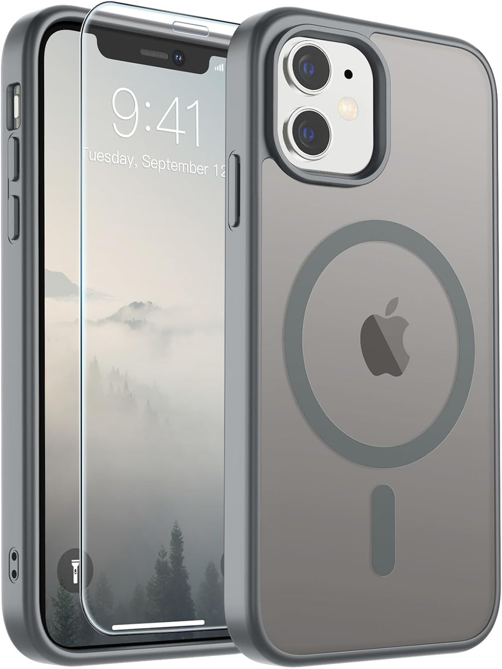 SUPFINE Magnetic for iPhone 16 Case Black