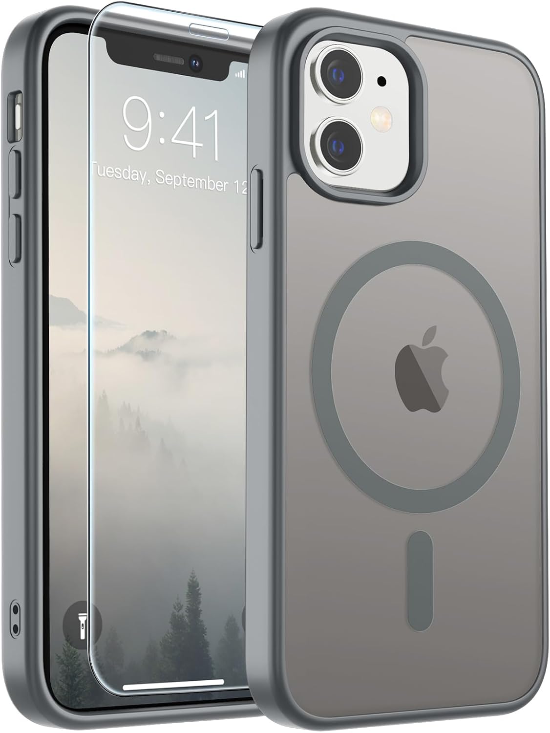 SUPFINE Magnetic for iPhone 16 Case Black