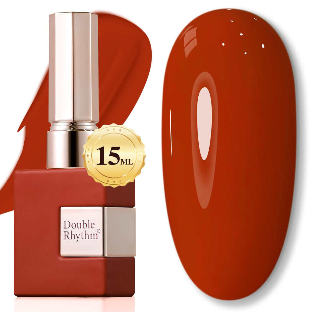 Double Rhythm 15ML Gel Nail Polish Pure Sheer Same Color Same Bottle Gel Polish Art Manicure Salon DIY at Home for Women (Milky White-A1075)