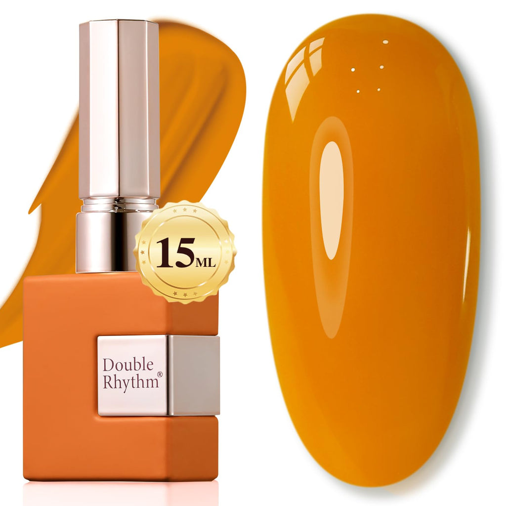 Double Rhythm 15ML Gel Nail Polish Pure Sheer Same Color Same Bottle Gel Polish Art Manicure Salon DIY at Home for Women (Milky White-A1075)