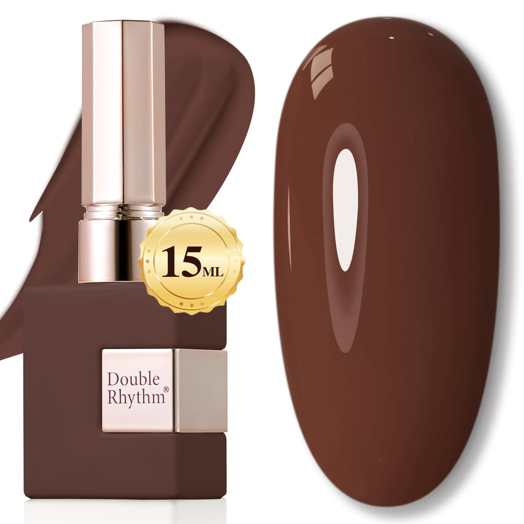 Double Rhythm 15ML Gel Nail Polish Pure Sheer Same Color Same Bottle Gel Polish Art Manicure Salon DIY at Home for Women (Milky White-A1075)
