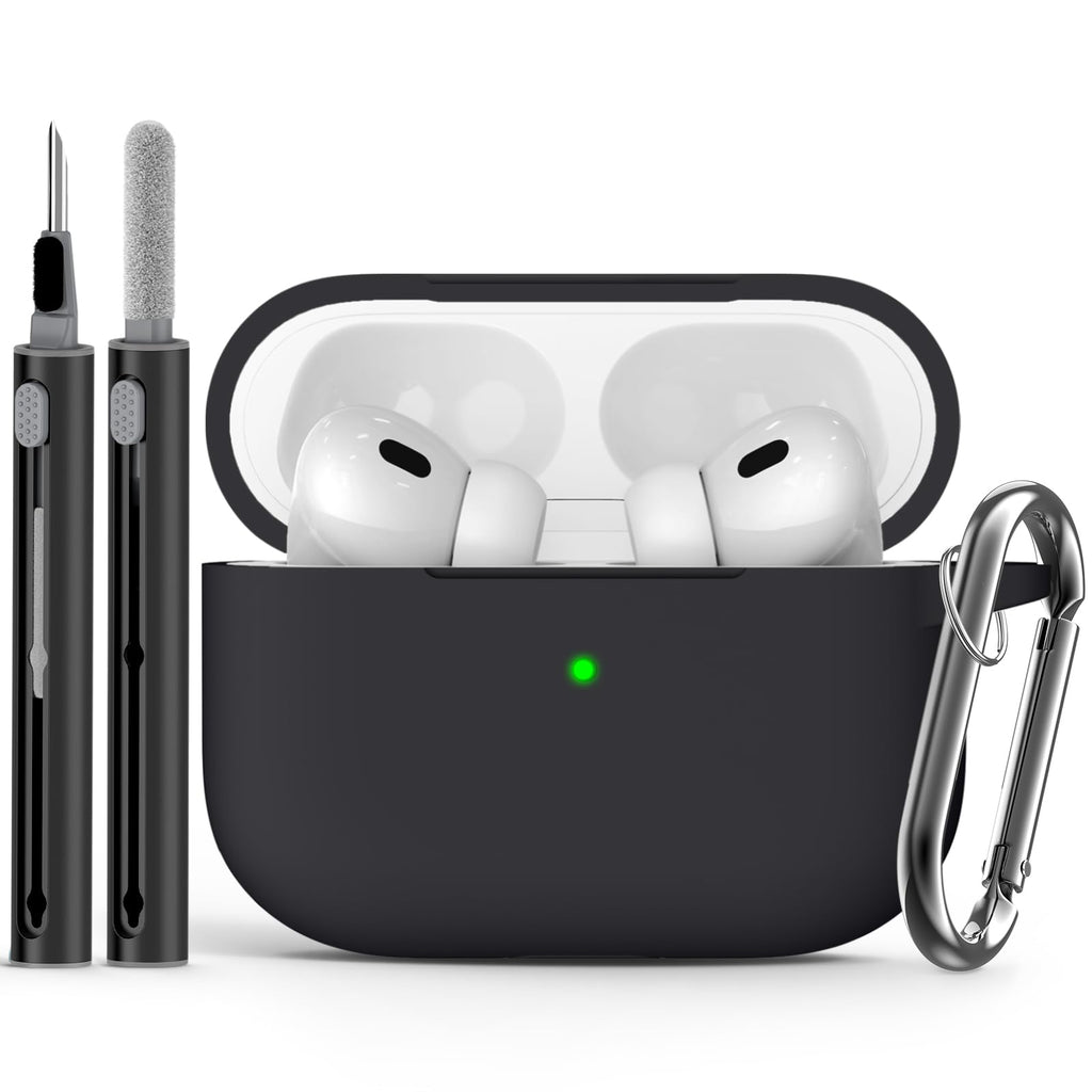 Ljusmicker for AirPods 5/4 Case (2026/2024) with Cleaner Kit,Midnight Blue