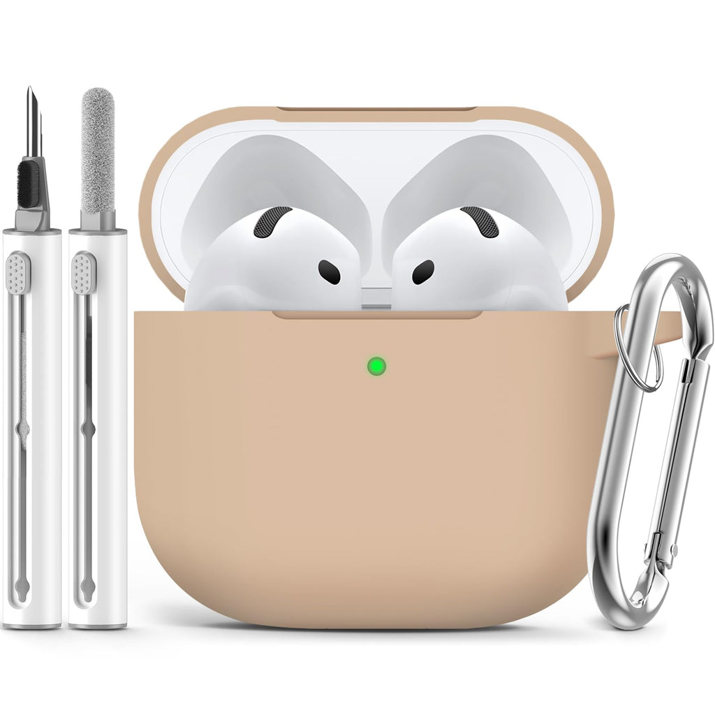 Ljusmicker for AirPods 5/4 Case (2026/2024) with Cleaner Kit,Midnight Blue