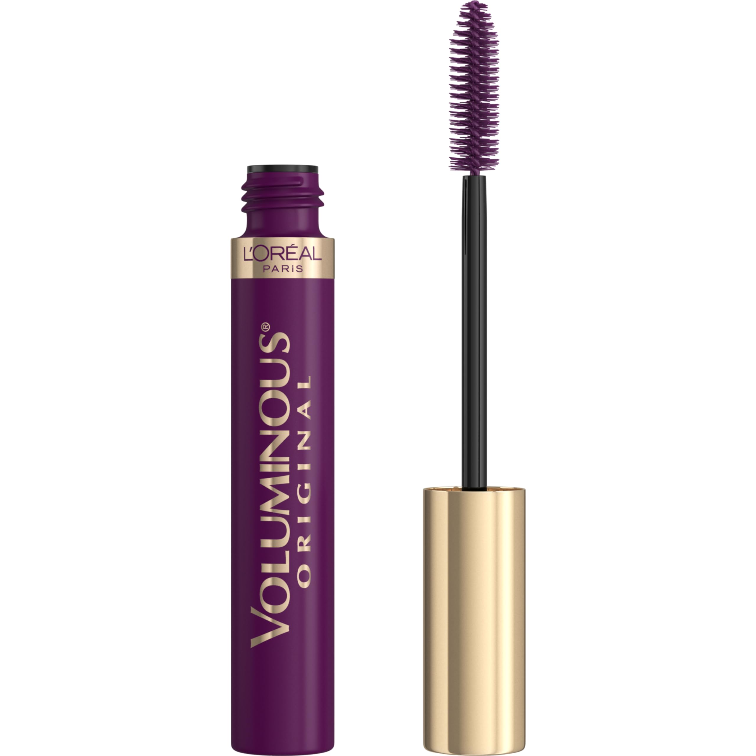 L’Oreal Paris Original Voluminous Mascara, Building Mascara Volume and Length Formula, Washable, Blackest Black, 0.26 Fl Oz., 1 Count