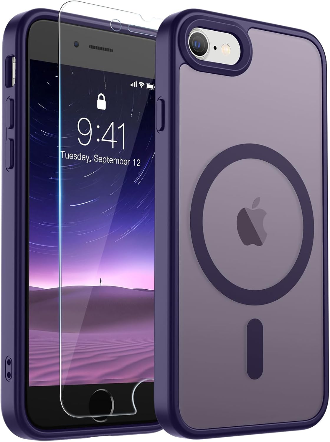 SUPFINE Magnetic for iPhone 16 Case Black
