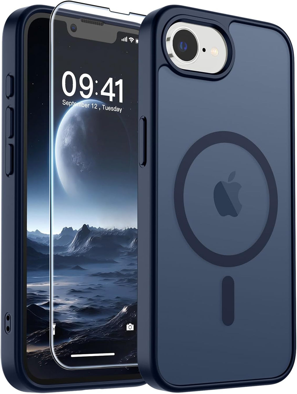 SUPFINE Magnetic for iPhone 16 Case Black