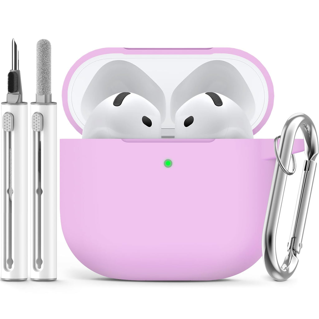 Ljusmicker for AirPods 5/4 Case (2026/2024) with Cleaner Kit,Midnight Blue