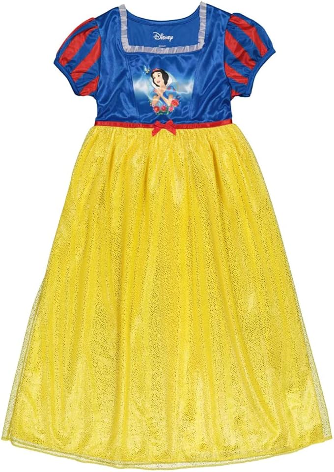 Disney Toddler/Little/Big Girls' Princess Fantasy Gown Nightgown