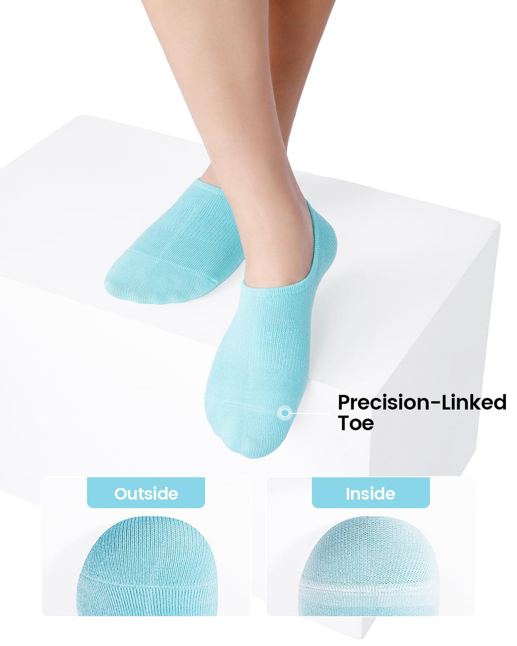 IDEGG Women & Men No Show Low Cut Anti‑Slip Casual Sports Running Socks