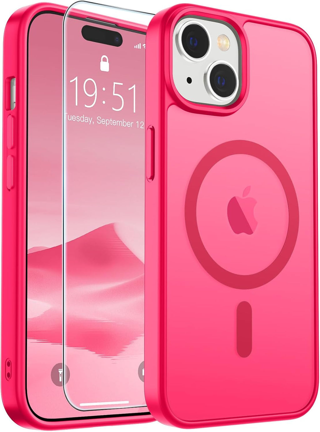SUPFINE Magnetic for iPhone 16 Case Black