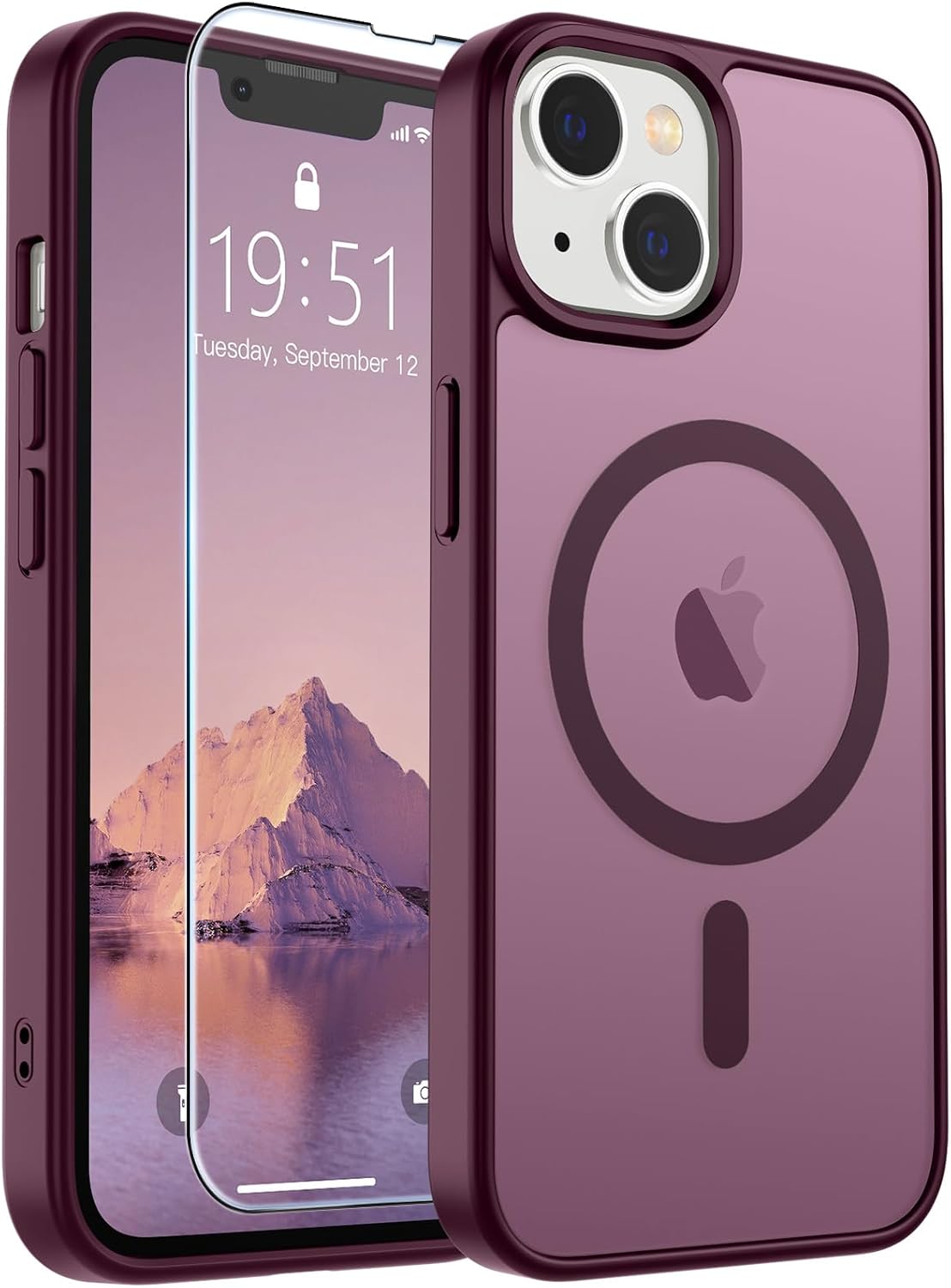 SUPFINE Magnetic for iPhone 16 Case Black