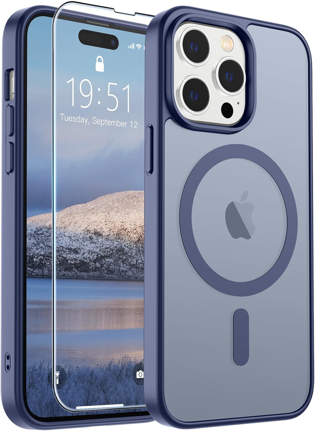 SUPFINE Magnetic for iPhone 16 Case Black