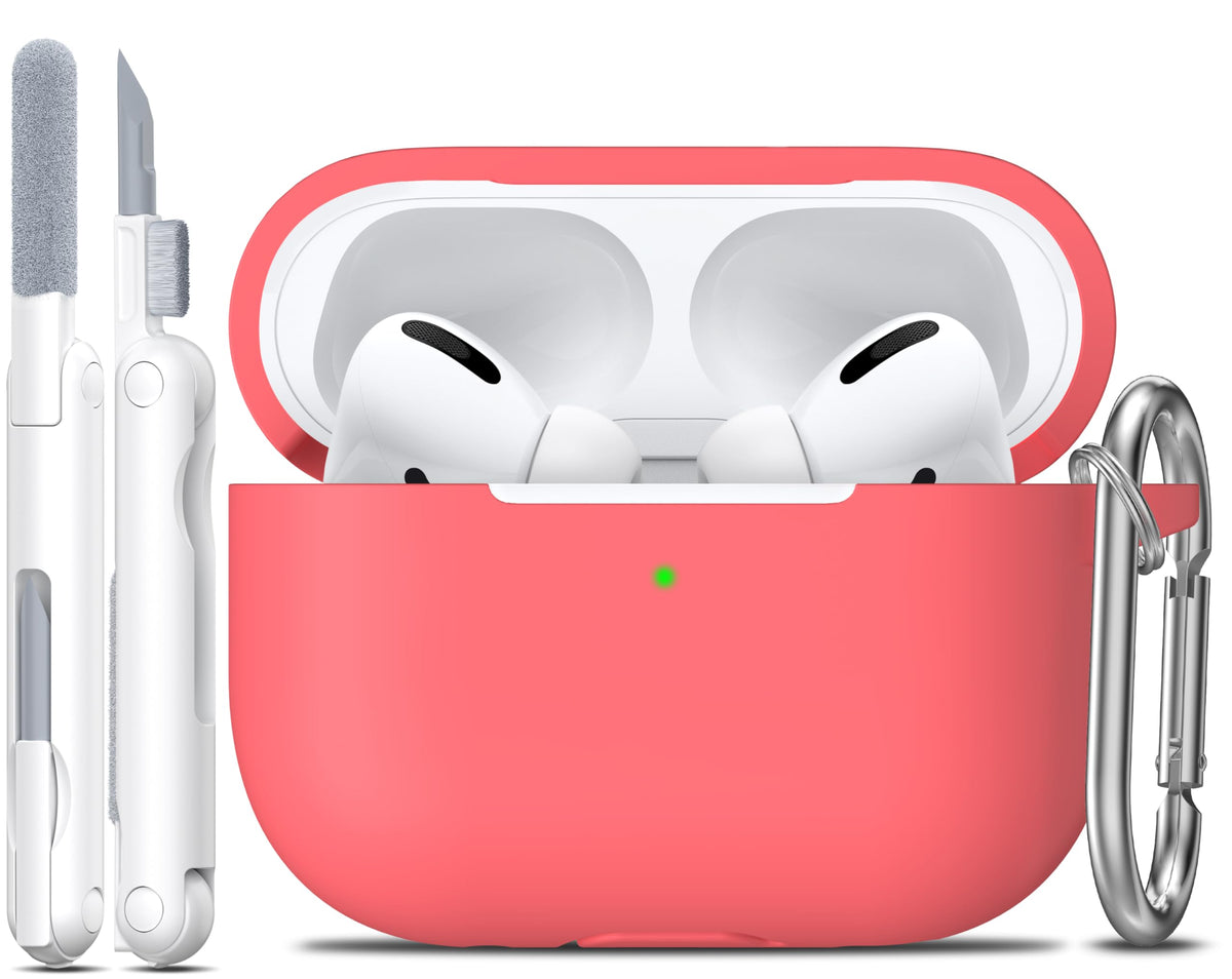 R-fun Silicone Case for AirPods 4 and AirPods 5, Black