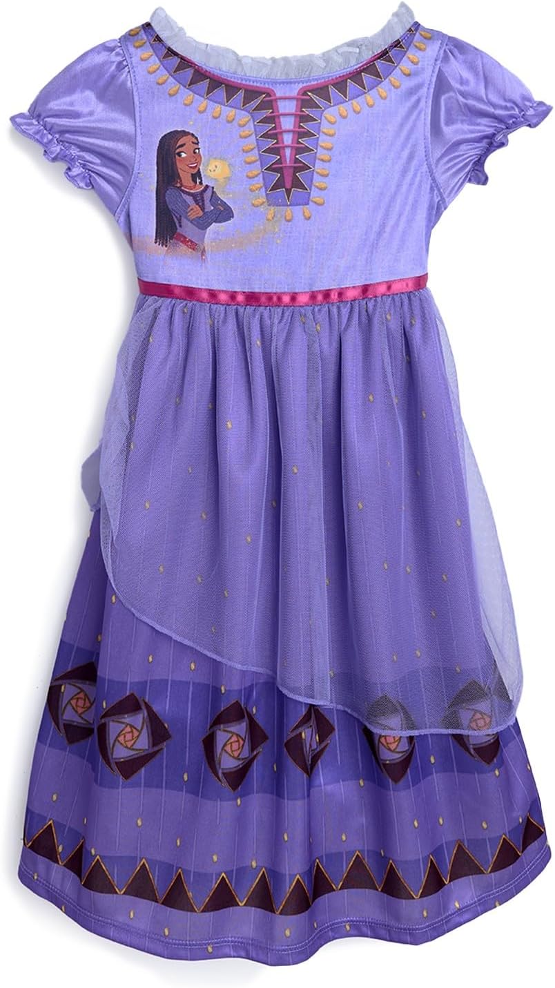 Disney Toddler/Little/Big Girls' Princess Fantasy Gown Nightgown