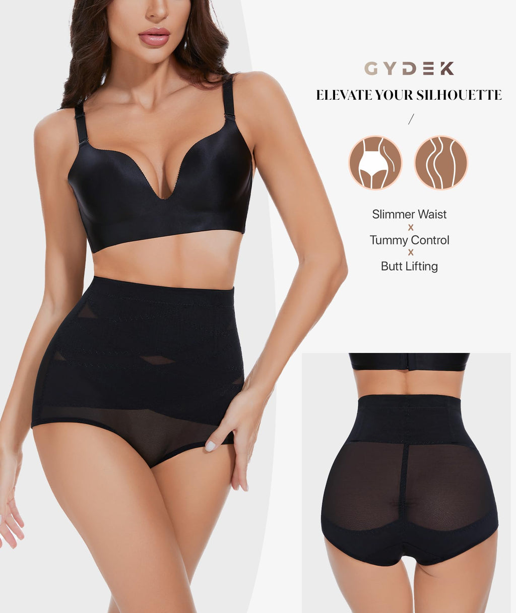 GYDEK Tummy Control Shapewear Panties for Women High Waist Shaper Underwear | Breathable material, High-Waist, Shapewear Girdle, Body Shaper, Seamless Shapewear, Lightweight