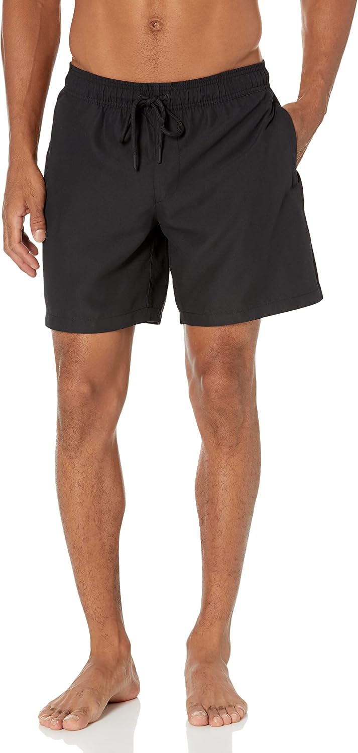 Amazon Essentials Men's 7" Quick-Dry Swim Trunk, Lightweight Breathable