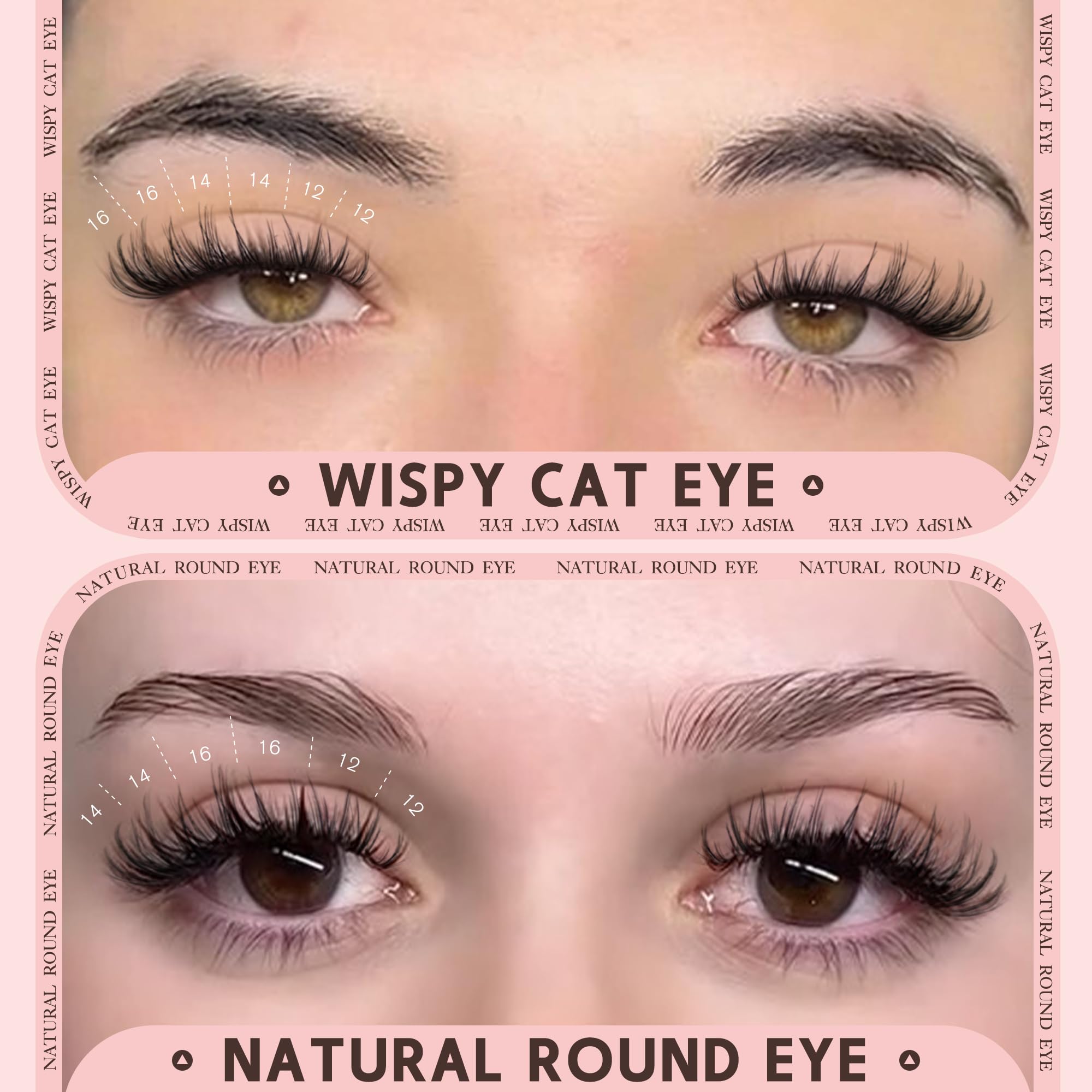 Goddvenus Lash Clusters Kit Wispy Eyelash Clusters Lashes Natural DIY Lash Extension Kit 10-16mm Cluster Eyelash Extensions Kit 300pcs C Curl Individual Lashes Cluster Eyelash (No Tweezers)