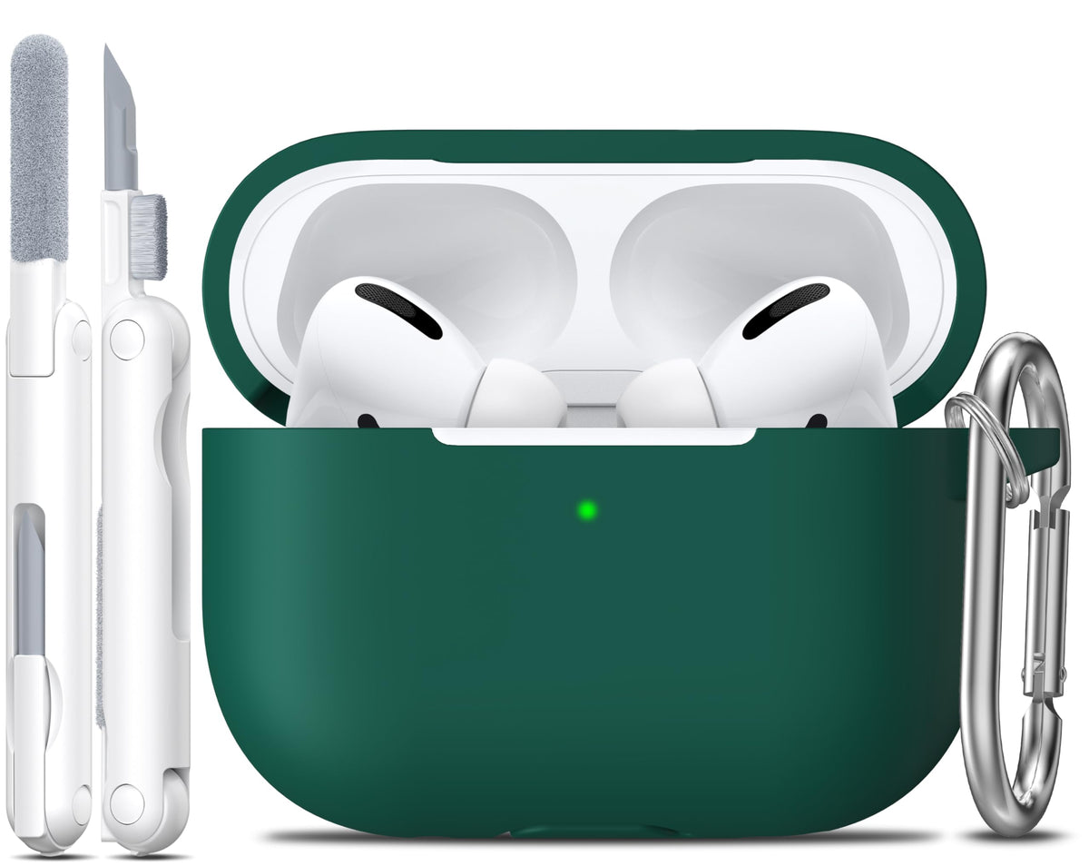R-fun Silicone Case for AirPods 4 and AirPods 5, Black