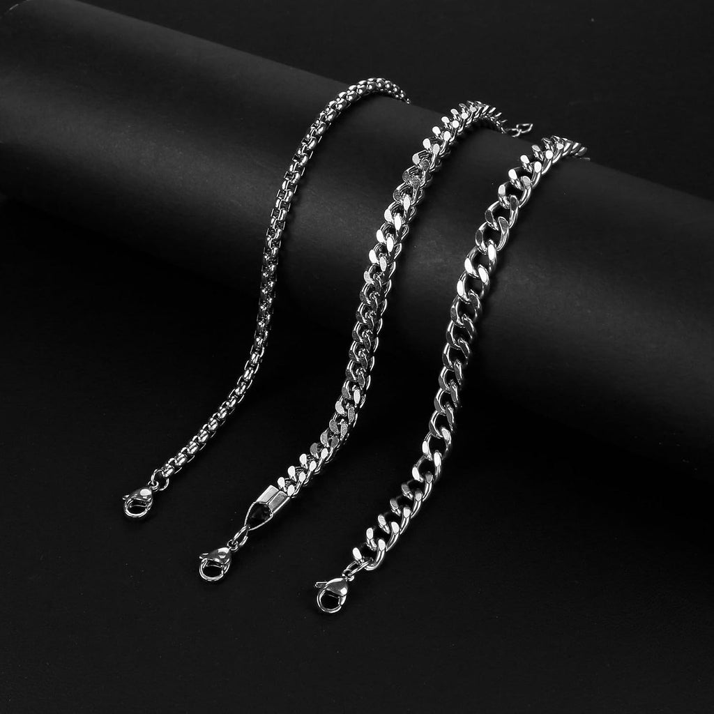 DAYANEY Mens Bracelet Silver and Gold Bracelet for Men Rakhi for Brother