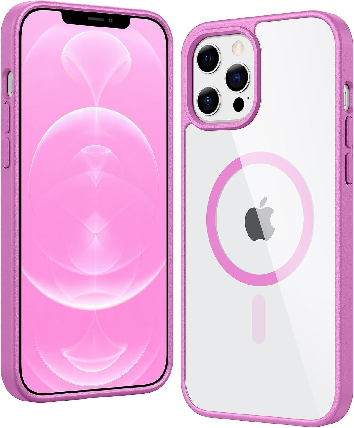 FNTCASE for iPhone 15/14/13 Case Compatible with Magsafe Clear Phonecase