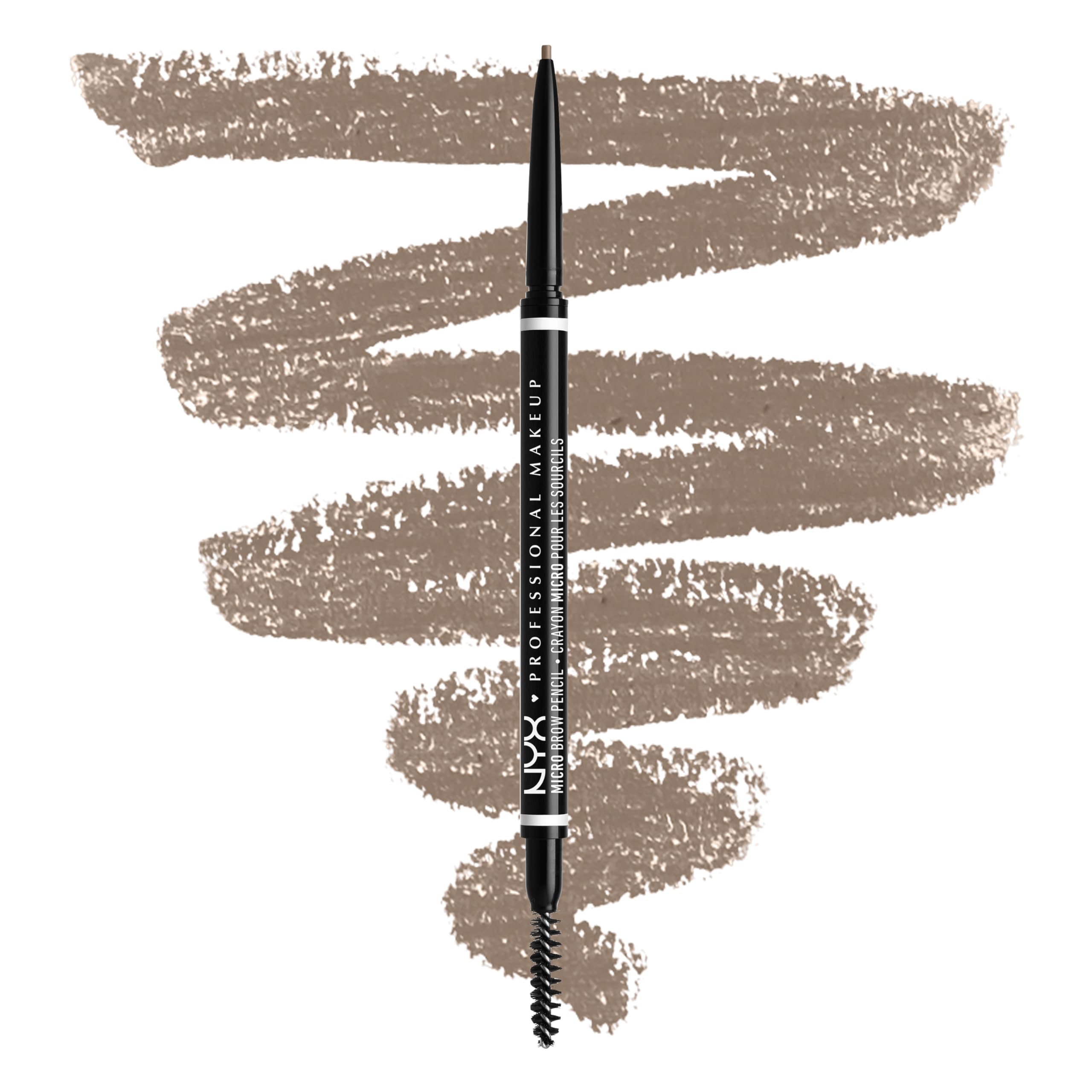 NYX PROFESSIONAL MAKEUP Micro Brow Pencil, Precise Eyebrow Pencil - Taupe