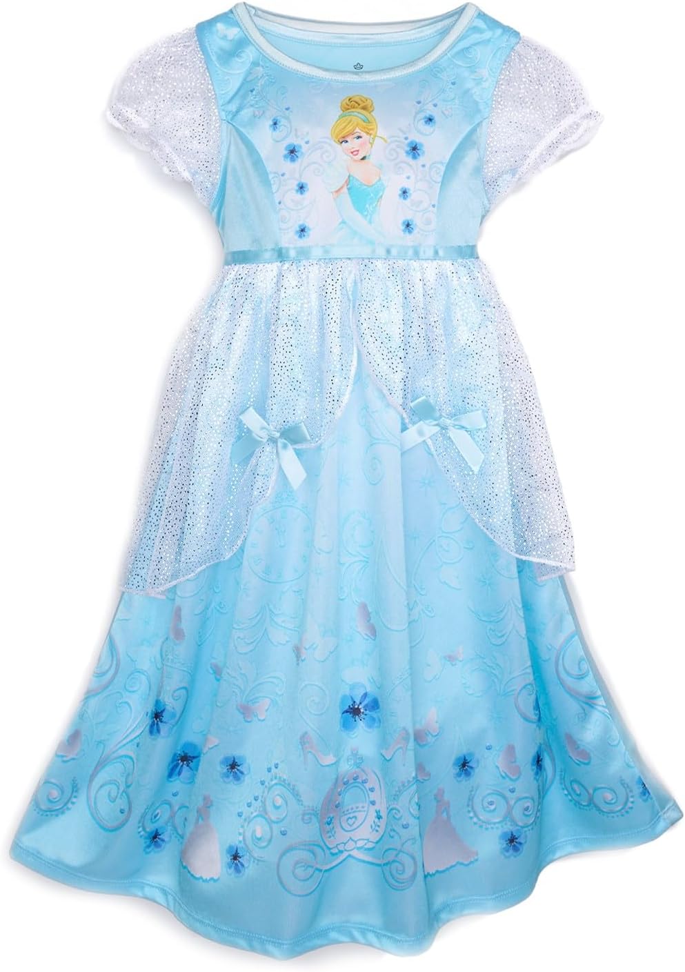 Disney Toddler/Little/Big Girls' Princess Fantasy Gown Nightgown