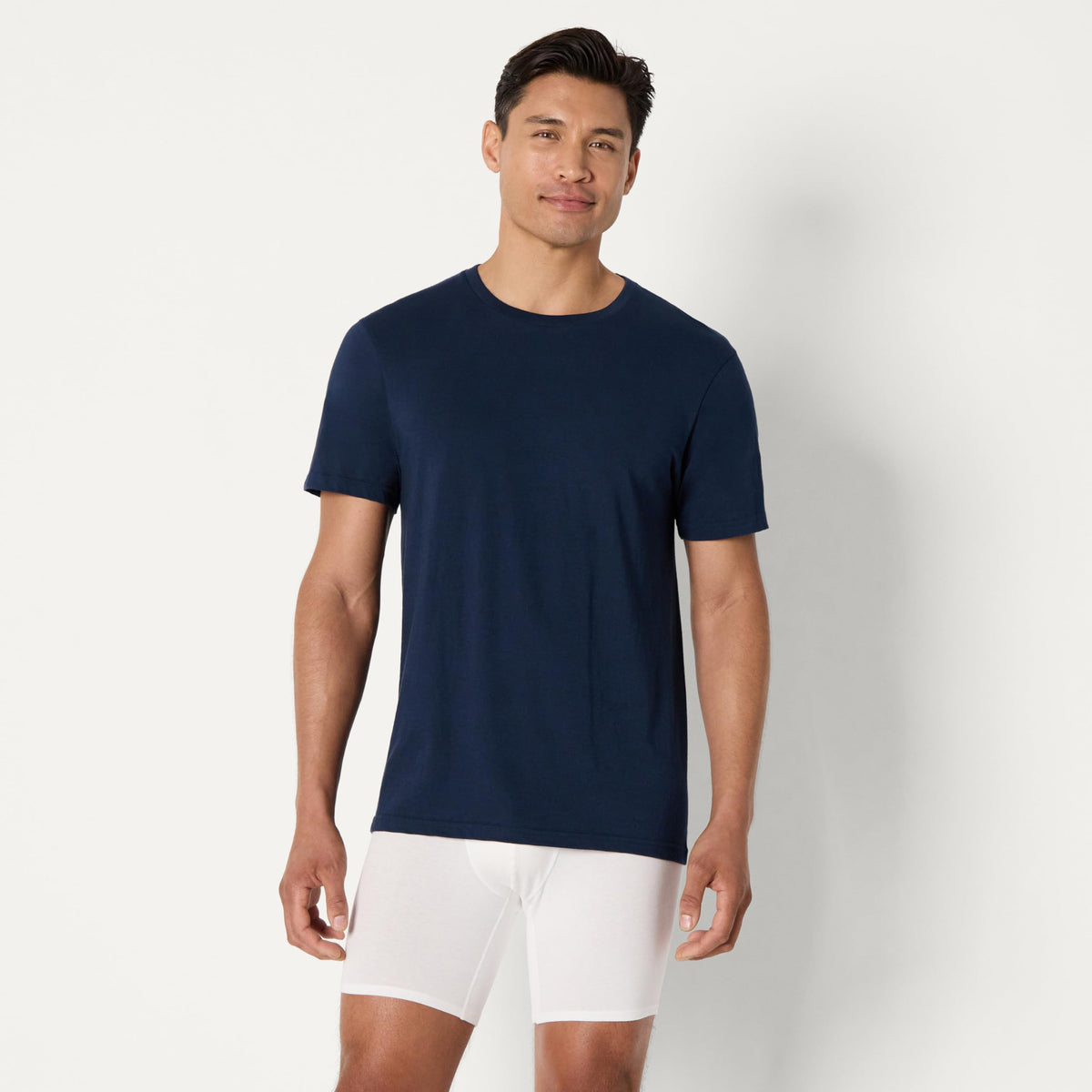 Amazon Essentials Men's Slim Fit Crewneck Undershirts, Pack of 6