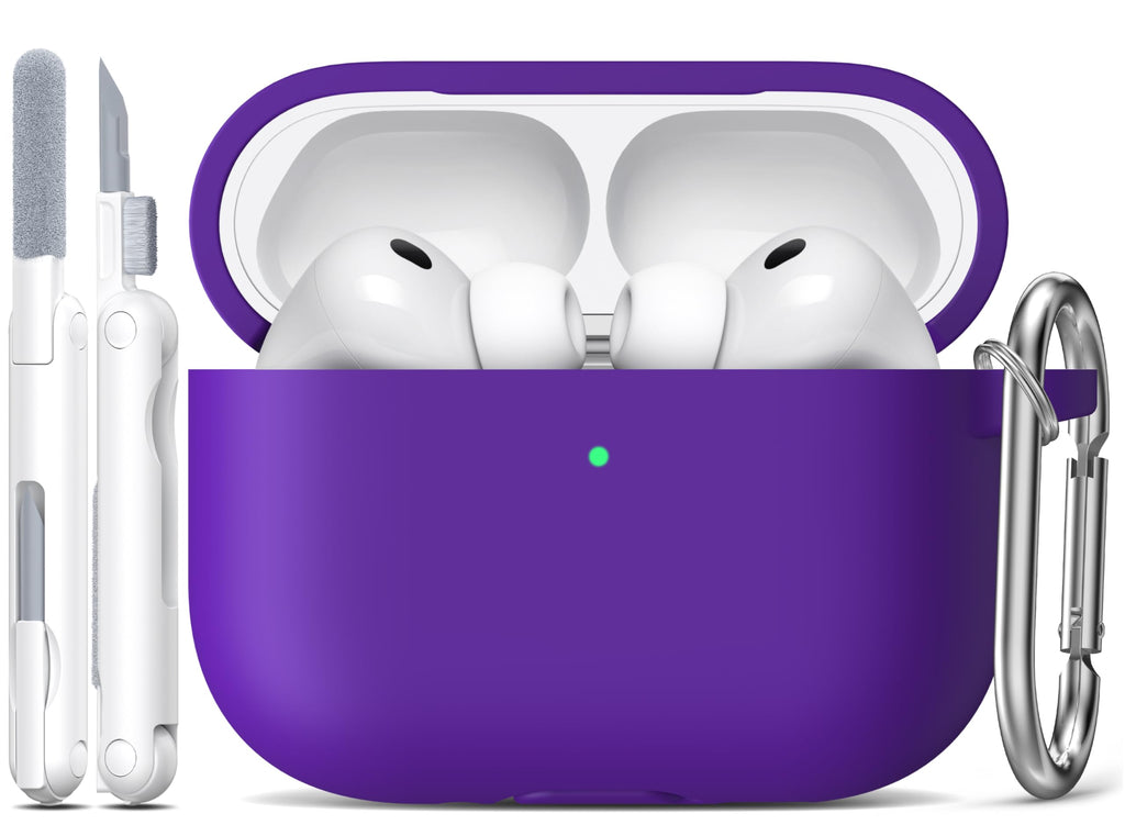 R-fun Silicone Case for AirPods 4 and AirPods 5, Black