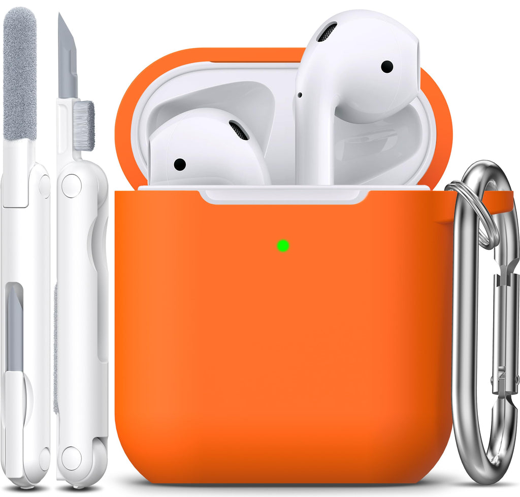 R-fun Silicone Case for AirPods 4 and AirPods 5, Black