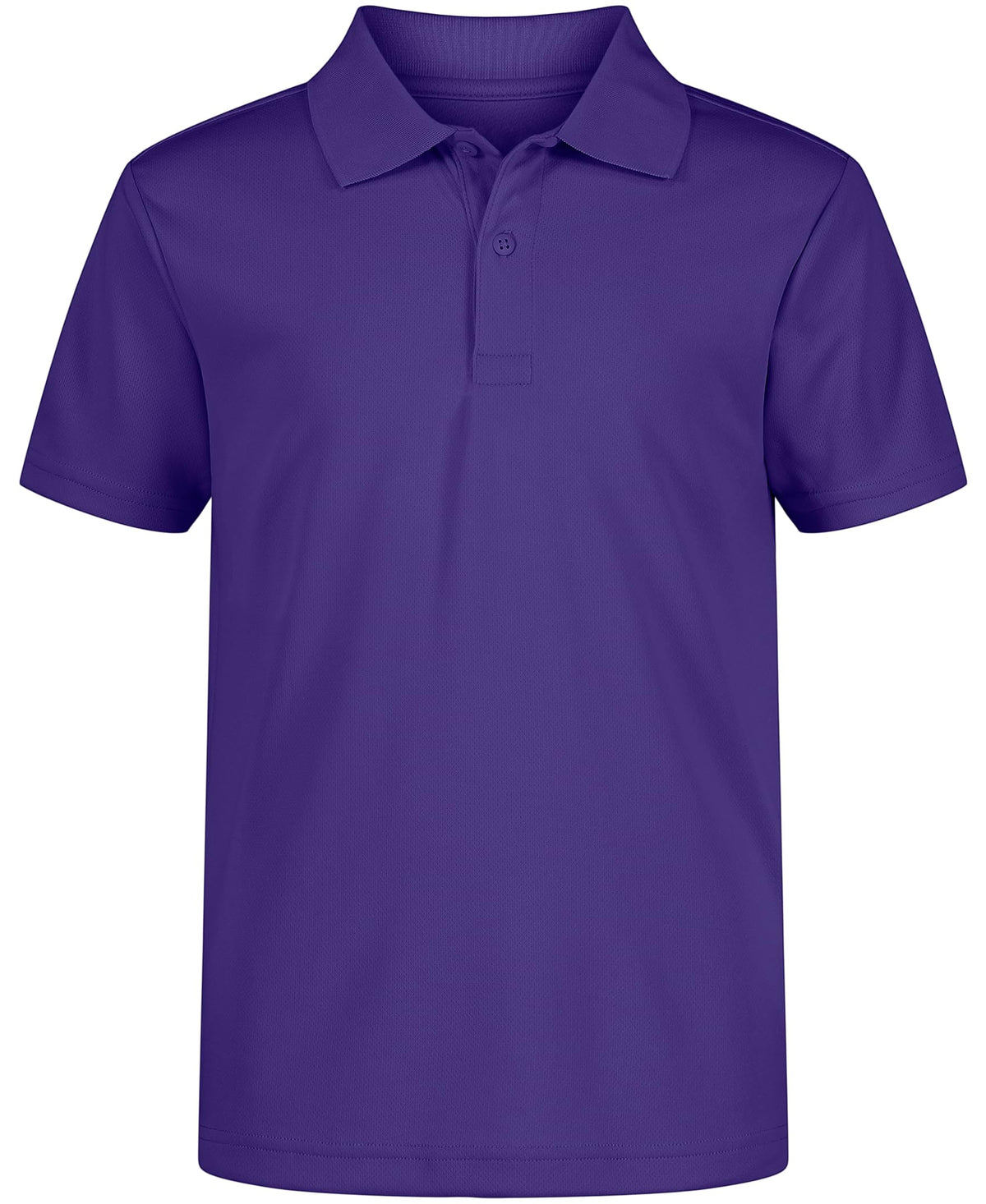 Nautica Boys' School Uniform Short Sleeve Polo Shirt, Button Closure, Moisture Wicking Performance Material