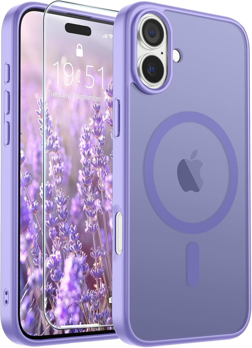 SUPFINE Magnetic for iPhone 16 Case Black