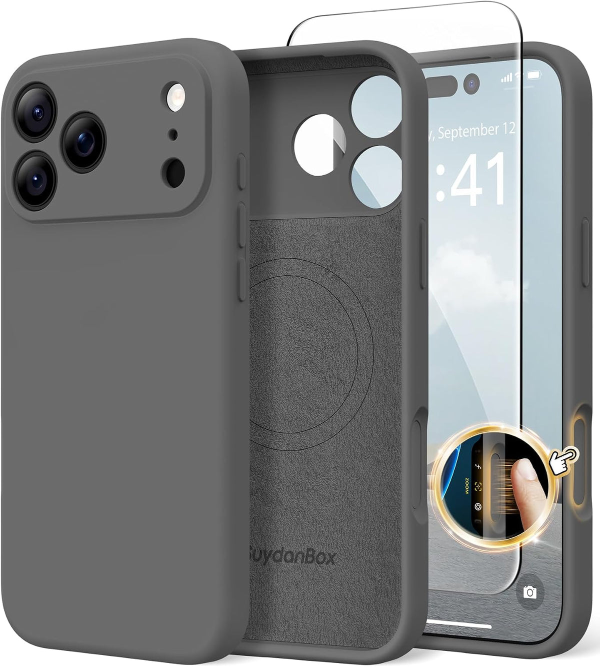 Magnetic for iPhone 18 Pro Max/iPhone 17 Pro Max Case Silicone