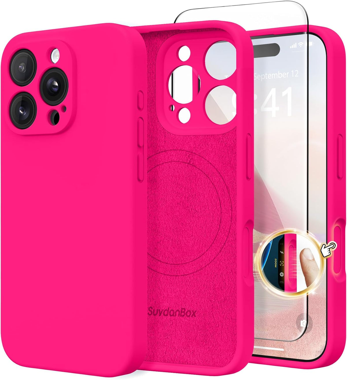 Magnetic for iPhone 18 Pro Max/iPhone 17 Pro Max Case Silicone