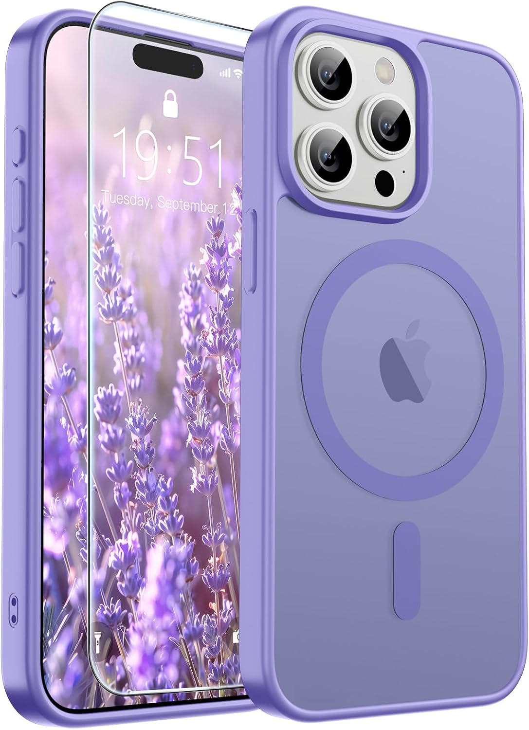 SUPFINE Magnetic for iPhone 16 Case Black