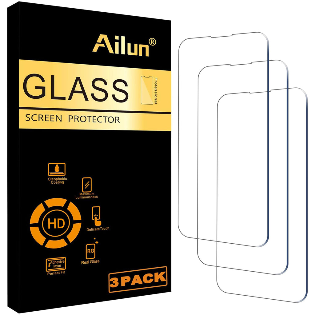Ailun 3 Pack Screen Protector for iPhone 17e/16e/14/13/13 Pro