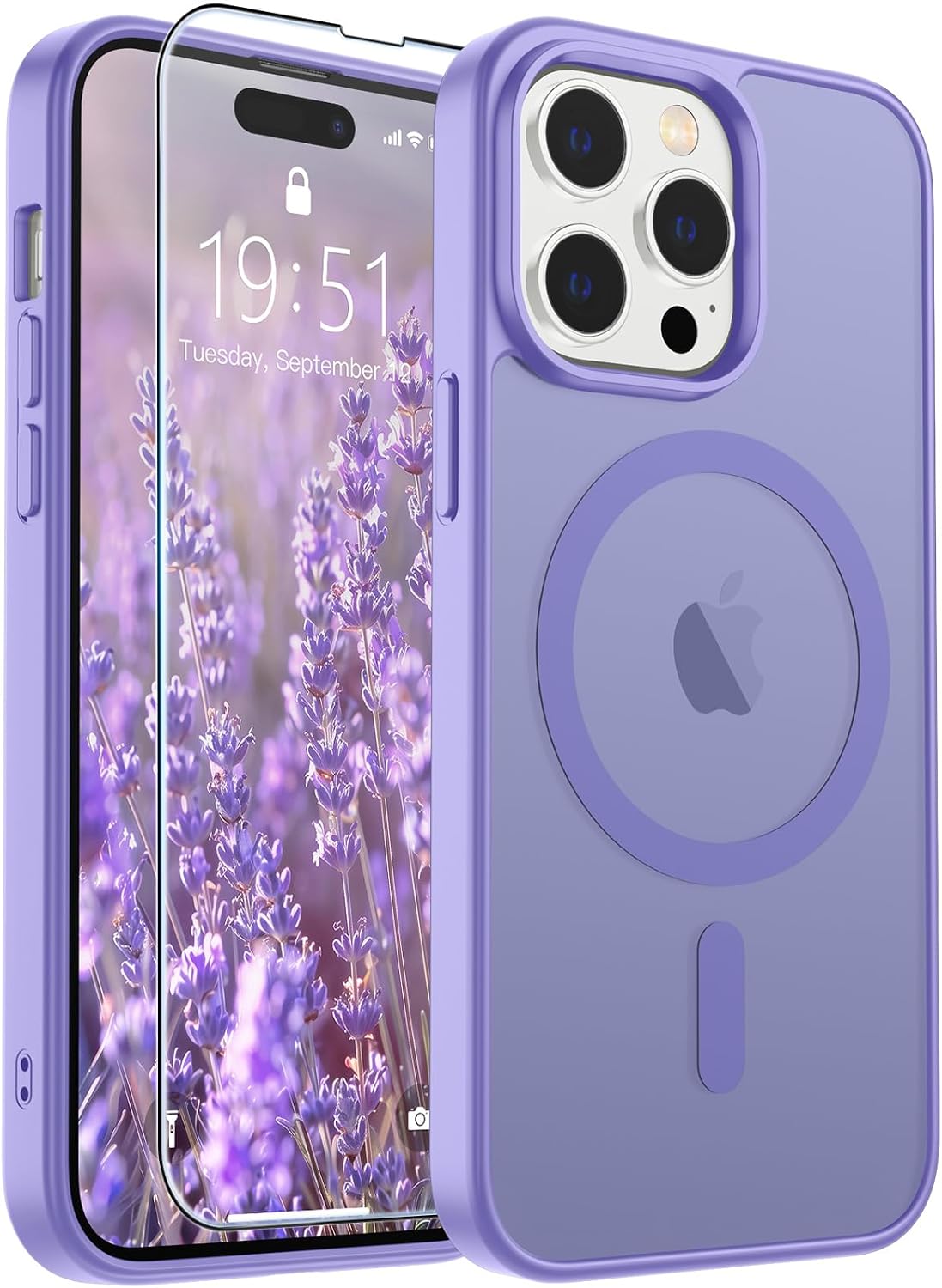 SUPFINE Magnetic for iPhone 16 Case Black