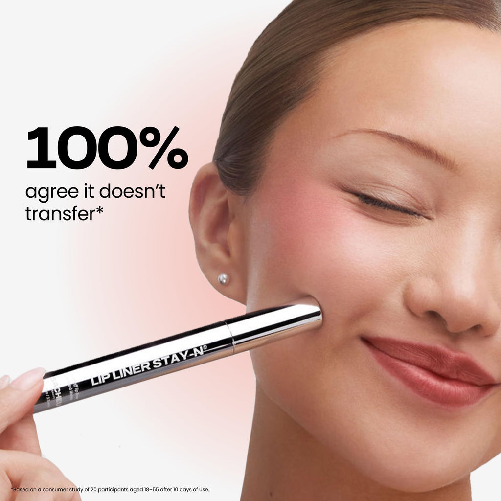 Sacheu Lip Liner STAY-N Peel Off Lip Stain, Longwear, p-INKED | Water-resistant, transfer & smudge-proof, lip tint with hyaluronic acid & vitamin E for conditioning benefits, matte finish