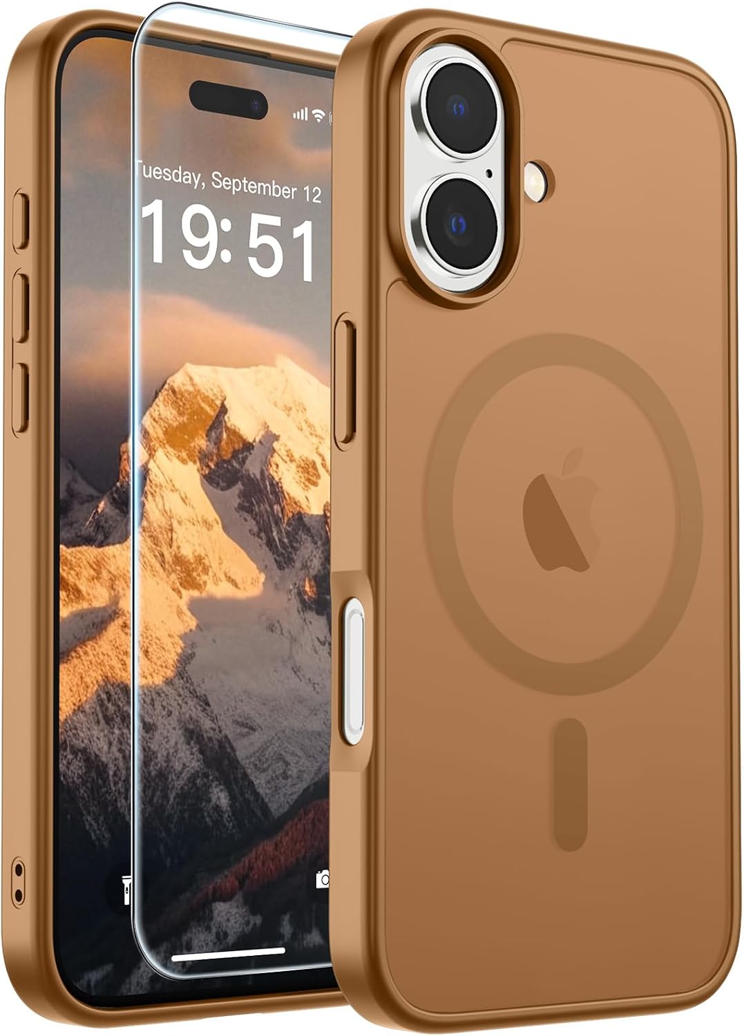 SUPFINE Magnetic for iPhone 16 Case Black