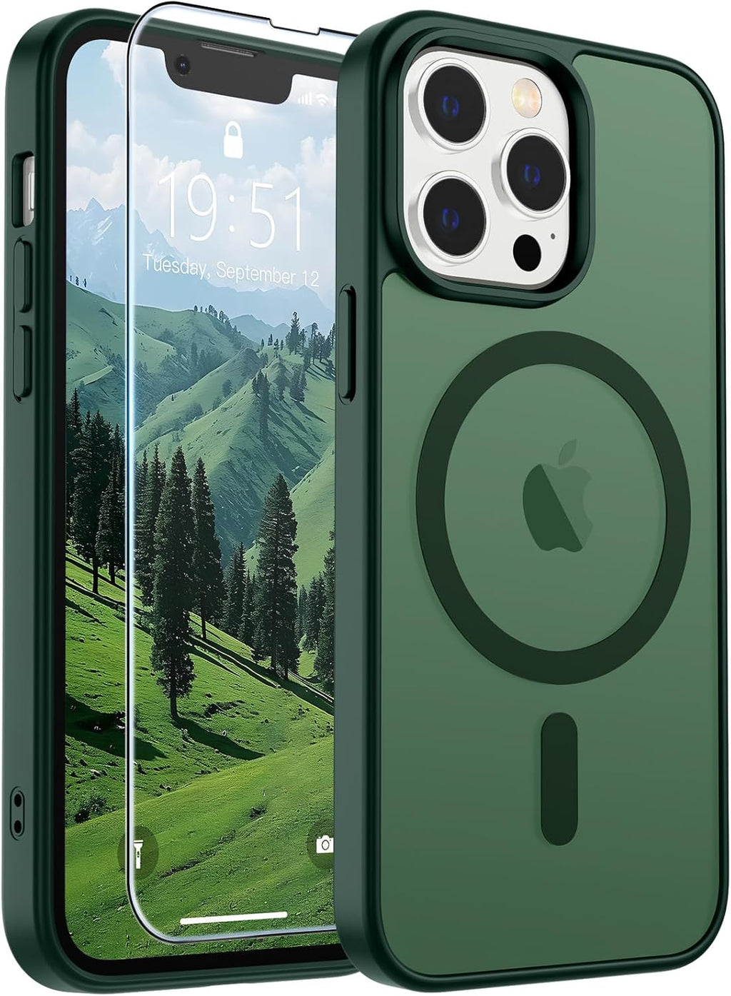 SUPFINE Magnetic for iPhone 16 Case Black