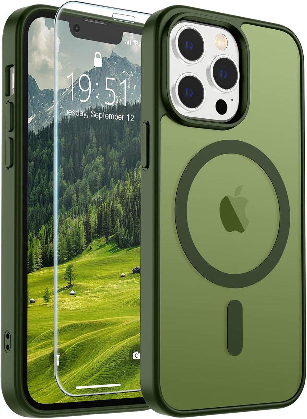 SUPFINE Magnetic for iPhone 16 Case Black