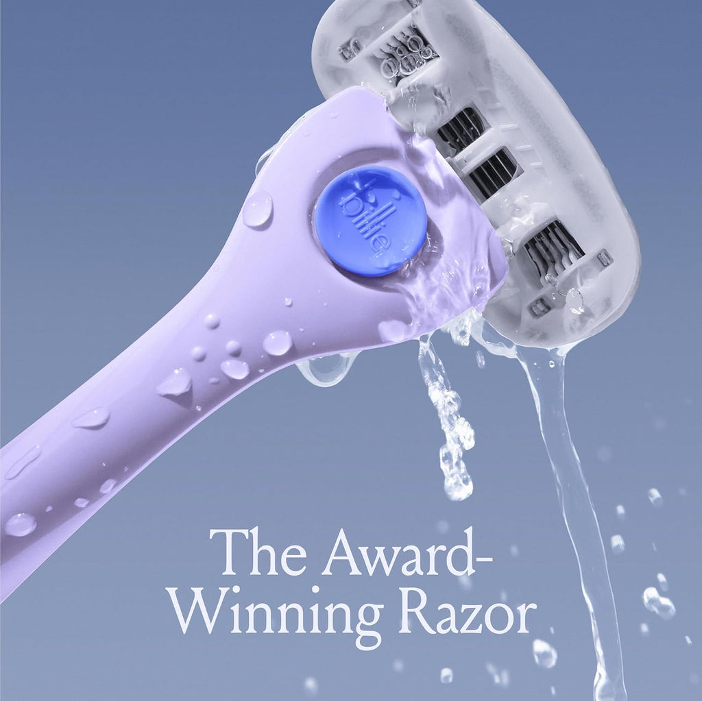 Billie Razor Refills Women, 4 ct | 5 blade razors for women, Sensitive skin, Surrounded by aloe shave soap