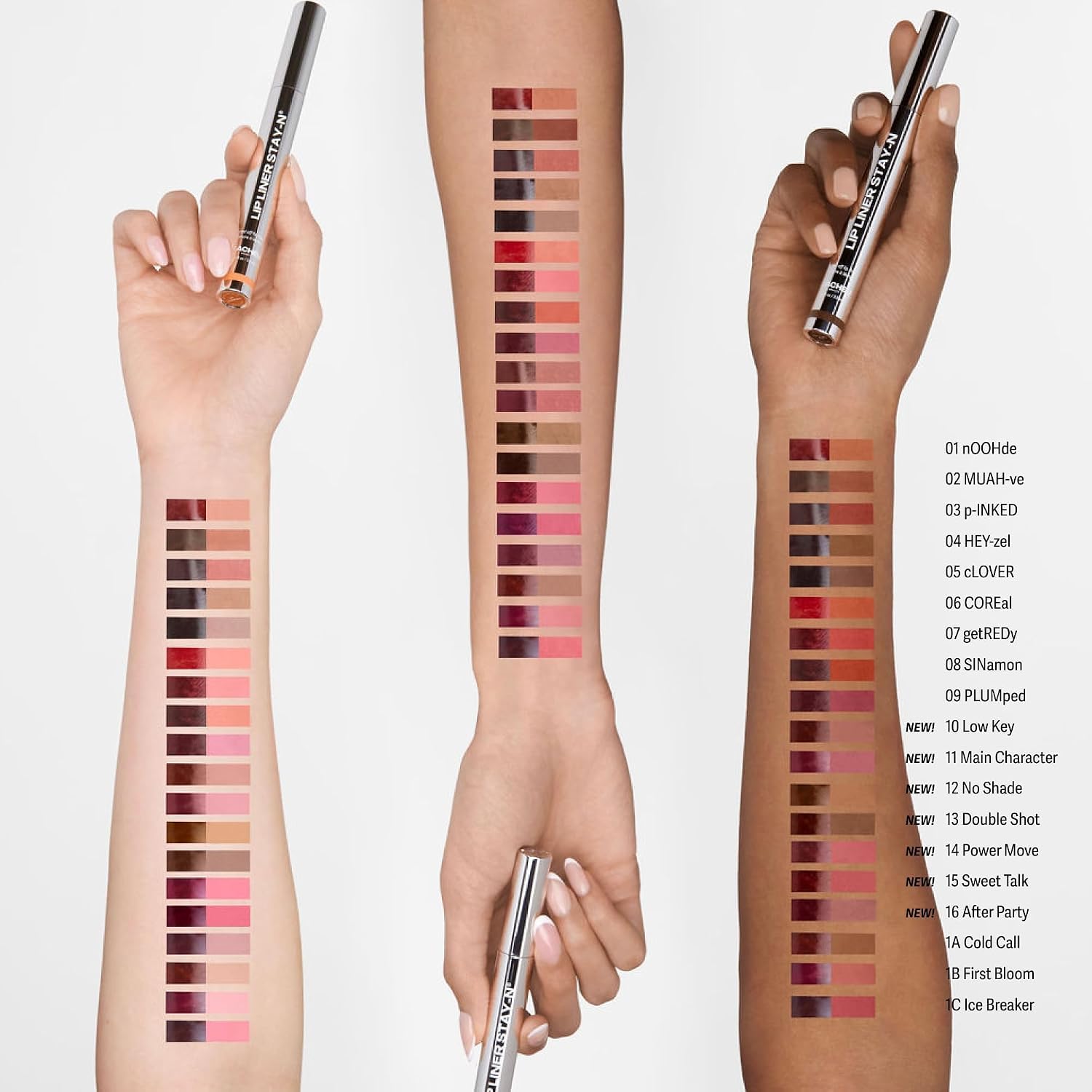 Sacheu Lip Liner STAY-N Peel Off Lip Stain, Longwear, p-INKED | Water-resistant, transfer & smudge-proof, lip tint with hyaluronic acid & vitamin E for conditioning benefits, matte finish